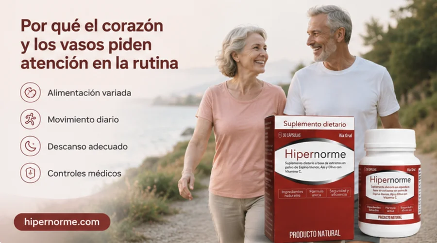 Hipernorme — apoyo natural para quien cuida su bienestar cardiovascular