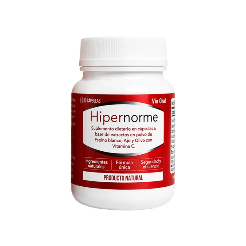Hipernorme — frasco del suplemento dietario en cápsulas, 30 cápsulas